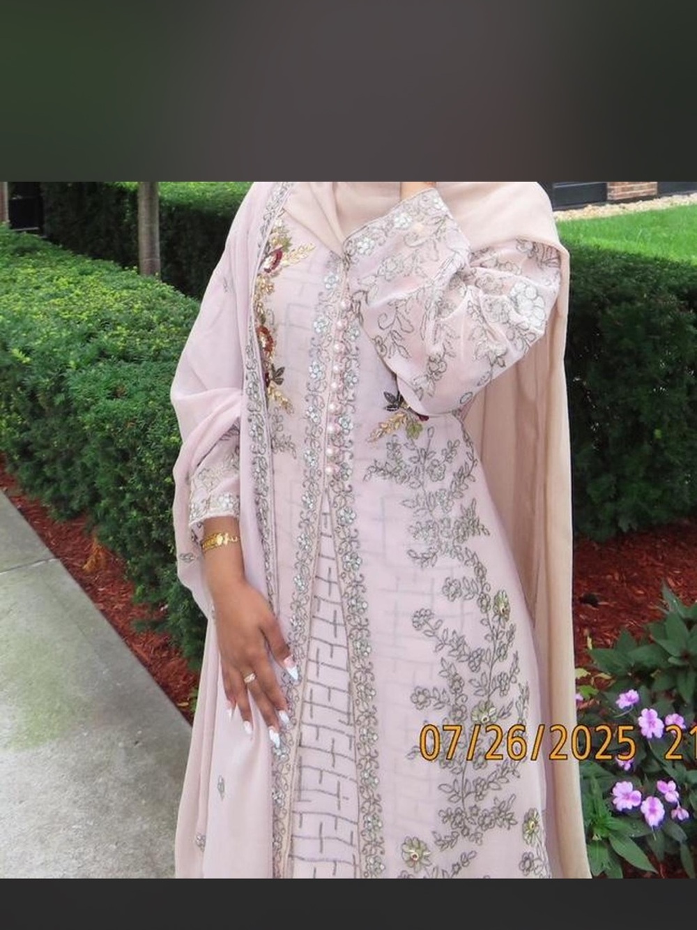 3 piece pink salwar kameez